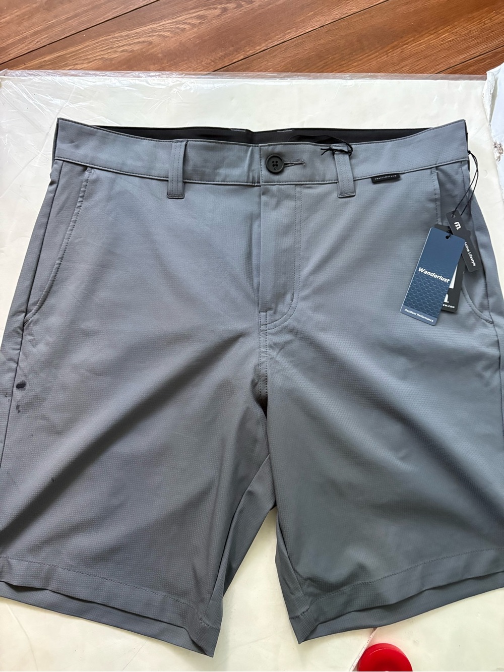 Travis Mathew Wanderlust Shorts Men's Size 32 Grey New With Tags